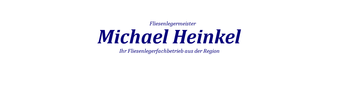 Fliesenleger Heinkel